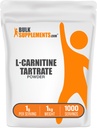 BulkSupplements.com L-カルニチンタルトレートパウダー - アミノ酸パウダー、カルニチンサプリメント - アンフレーバー&グルテンフリー、サービングあたり1g、1kg(2.2ポンド)(パッケージ1)