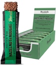 Barebells Protein Bar Hazelnut & Nougat - 12のカウント、1.9ozバー - タンパク質の20gのタンパク質のスナック - トータルシュガー1gのチョコレートプロテインバー - ゴープロテインスナック&ブレックファーストバー
