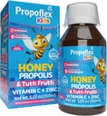 Beelife Bee Propolis 咳シロップキッズ - トリプルアクション - ナチュラルシロップ、ブラジルグリーンプロポリス、亜鉛、Bromelain、ビタミンC - サポート免疫&回復 - ブラジル、Tuttiフルーツ味、150 ml