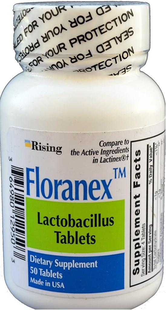 ボトルあたりLactinex 50錠のためのコロンの健康のジェネリックのためのFloranex Probiotic