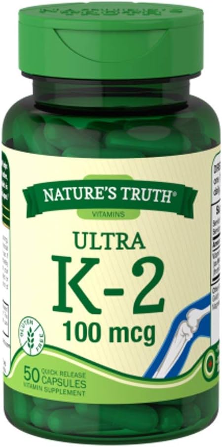 自然の真理超ビタミンK-2 100 mcg、50カウント(2)