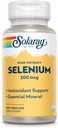 Solaray Selenium 200 Mcg 高効力、100 Ct