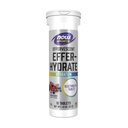 NOW Foods Sports Nutrition、Effervescent Effer-Hydrate、Electrolyte Supplement、Recovery*、Mixed Berry、10錠