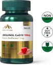 プレミアムUbiquinol CoQ10 + BioPerine (100mg) | 心の健康のための酸化防止剤(1 Bottle-60 Softgels-2moの供給) | 高吸収心 & 血管ビタミン | 非GMO & グルテンフリー