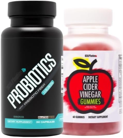 VシュレッドプロバイオティクスとApple Cider Vinegar Gummiesバンドルによる彫刻Nation