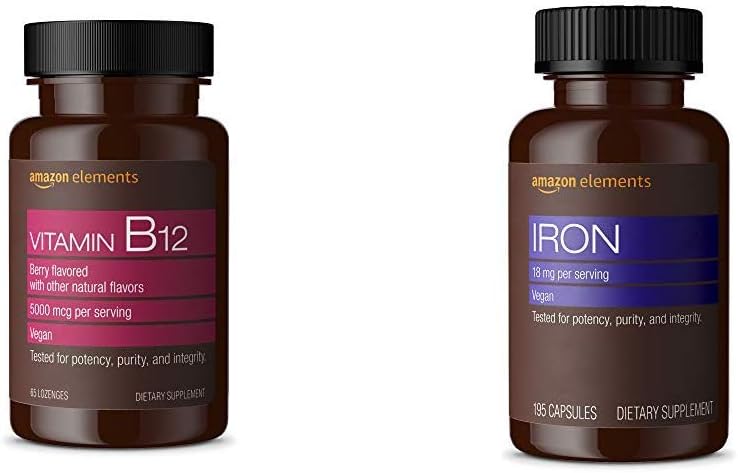 要素のビタミンB12のMethylcobalamin 5000のmcgの果実はLozengesおよび要素の鉄18mgのカプセルを風味付けました