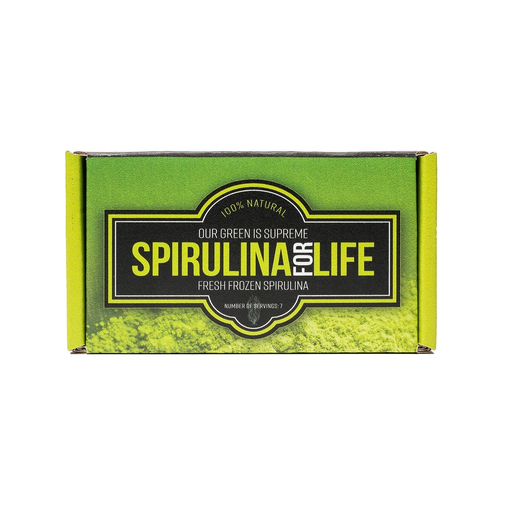 Spirulina 7 スティック パック 7 日サプライ Spirulina ライブ フラッシュ 冷凍 100% 純粋なアルカリン ウォーター  Grown で成長し、米国で最も完全なスーパー フードと自然 Multivitamin