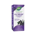 Nature's Way SambucusアルファCFフルリリーフ* エルダーベリーシロップ with Sambucus nigra 3XとアルファCF、Flu Symptoms*、4 Fl Oz (パッケージ 5月 Vary)