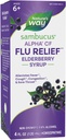 Nature's Way SambucusアルファCFフルリリーフ* エルダーベリーシロップ with Sambucus nigra 3XとアルファCF、Flu Symptoms*、4 Fl Oz (パッケージ 5月 Vary)