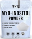 Myo-Inositolパウダー8oz、Ovarianサポート、Fertilityおよびホルモンバランス、純粋なイノシトールパウダー、エネルギー、脳の健康、454サービングのためのミオイノシトールサプリメント