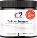 Designs for Health TriMag Supreme Powder - 300mg Triple Magnesium Drink - May Support Heart Health & Energy - Magnesium Orotate, Glycerophosphate + Bisglycinate Chelate (30 Servings / 150g)