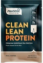 Nuzest - エンドウ豆プロテインパウダー - きれいなリーンプロテイン、プレミアムビーガン植物ベースのプロテインパウダー、乳製品無料、GMOフリー、自然に甘くされたプロテインシェイク、本物のコーヒー、1サービング、0.9オンス