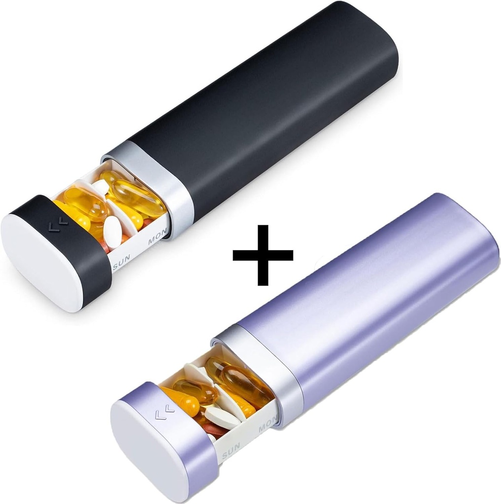 ウィークリーピルオーガナイザー7日、ベティフェデイリーピルボックス、トラベルピルケース、ビタミン、医薬品、サプリメント、ピルオーガナイザーを保持するためのかわいいピルホルダー