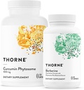THORNE - 全体的なウェルネスバンドル - Curcumin Phytosome & Berberine - 30から60のサービング