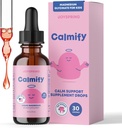 JoySpring Calmify Liquid Magnesium for Kids | Organic Chamomile & L-Theanine Supplement | Sugar-Free & Gluten-Free | Calm Support | Magnesium Glycinate