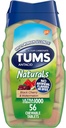 TUMS ナチュラルズ ハートバーンリリーフ、ブラックチェリー&ウォーターメロンのための超強度アントシード咀嚼 - 56 カウント