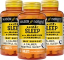 マグネシウム&カモミールでマソンナチュラルな眠り - 天然睡眠補助金、60錠(パック3)