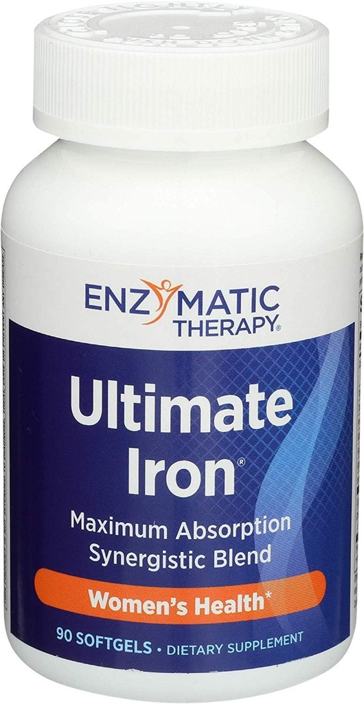 Enzymatic Therapy, Ulitmate Iron, 90 Count
