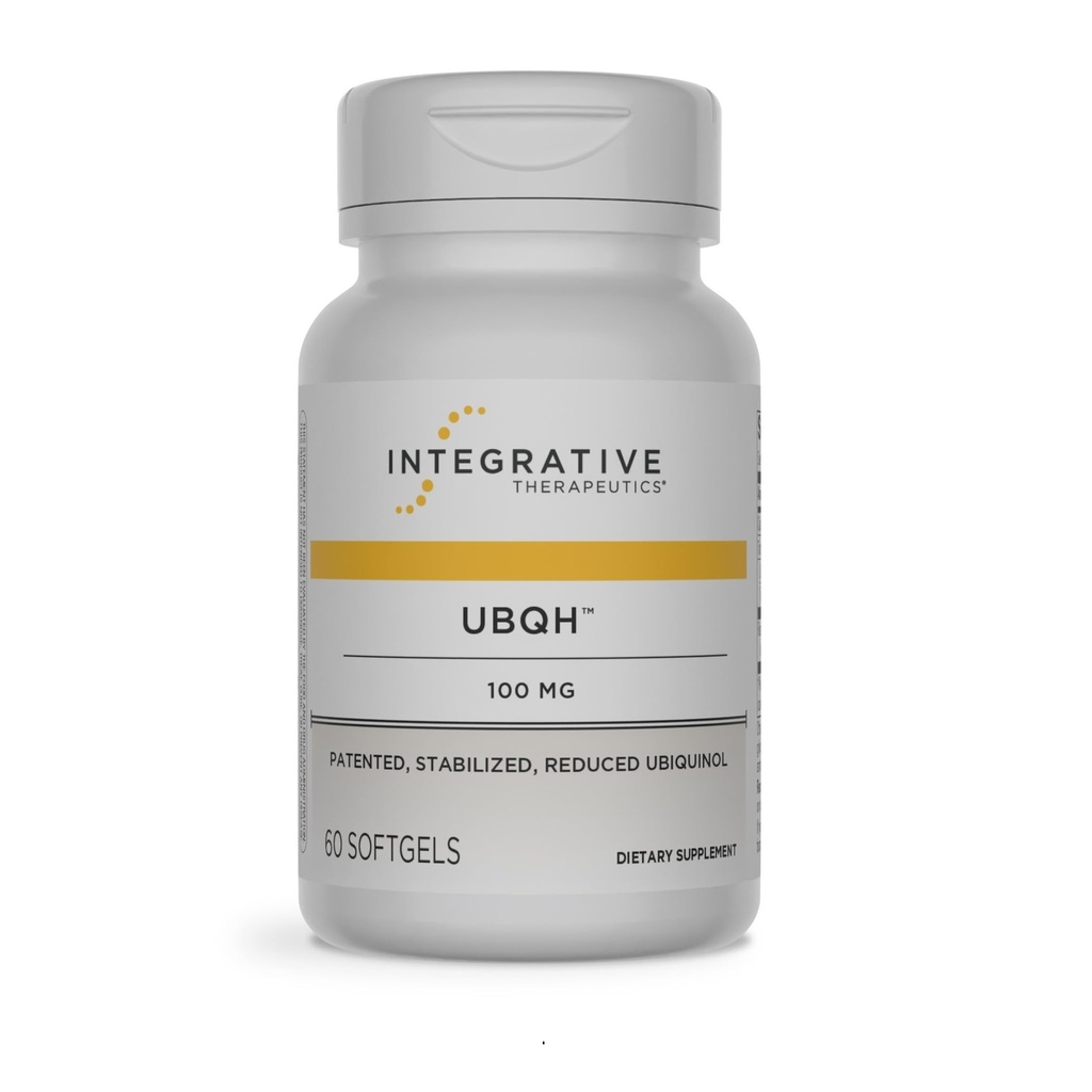 Integrative Therapeutics UBQH (100 mg) - 細胞エネルギーサポートサプリメント* - 乳製品フリー - 60 Softgels (60 のサービング)