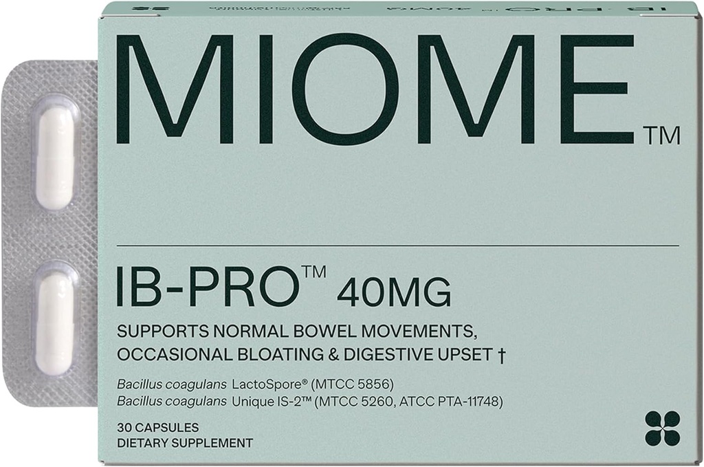 IB-PRO Bacillus Coagulans Probiotic - 2-1 Lactospore & Unique is-2 for Occasional constipation, Bloating & Digestive Upset - 3rd Party Verified - 30カプセル