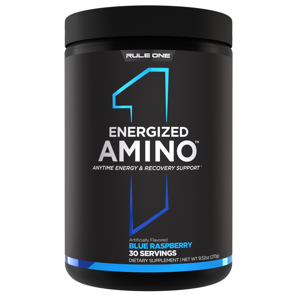 ルール 1 タンパク質 強化アミノ - BCAAs、グルタミン、シトルリン、ベータアラン、グリーンコーヒーとティーリーフ抽出物からカフェイン(ブルーラズベリー、30サービング)