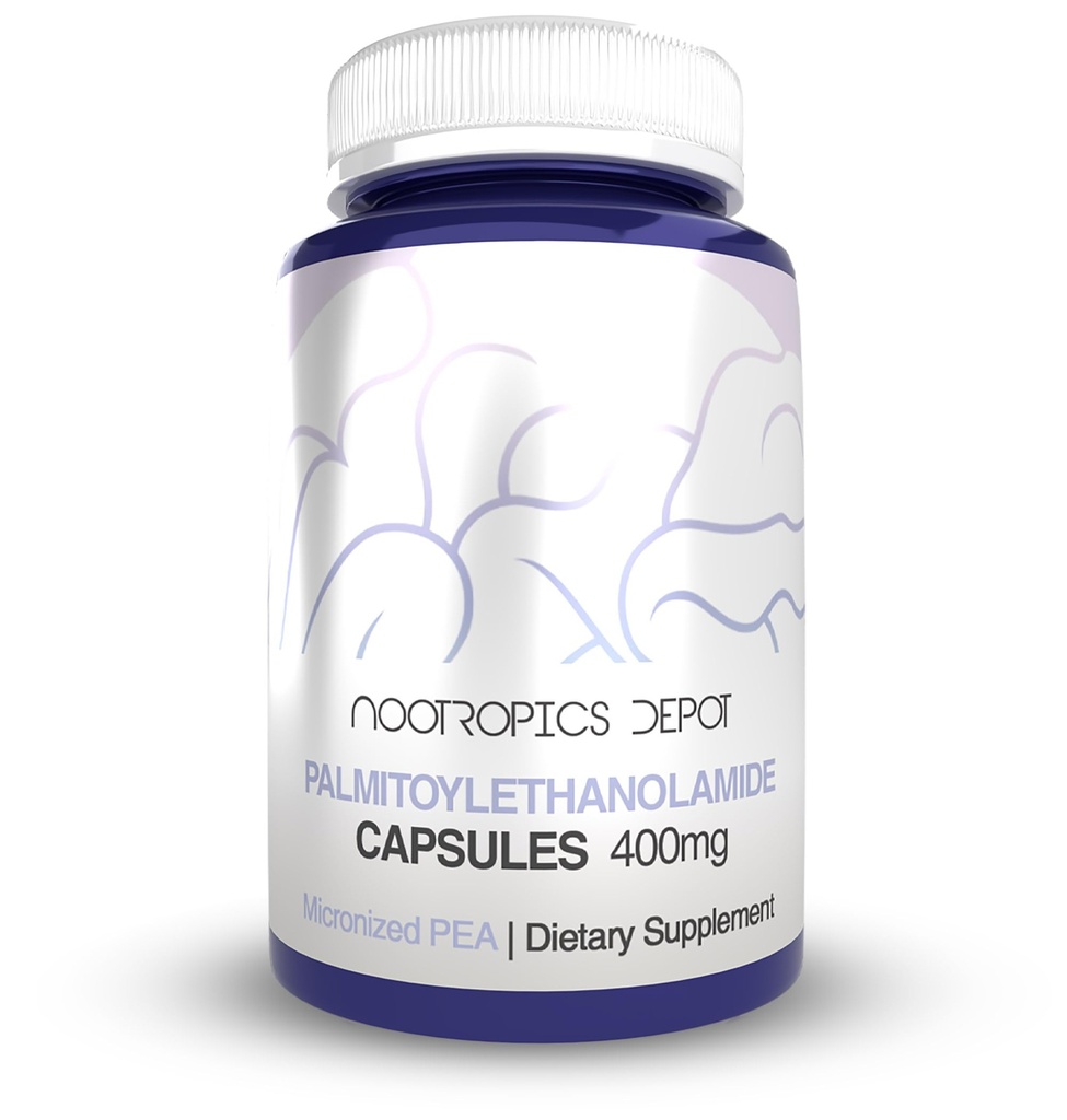 ノトropics デポ パルミトイリエタノールアミドカプセル | エンドウ | 400mg ピル | 30 カウント | サポート 不快感救済 | 関節機能の促進
