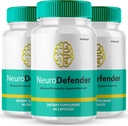Neuro Defender 脳は、記憶と焦点のカプセルのためのサプリメント NeuroDefender 高度なフォーミュラ 脳の健康サポート 丸薬、余分な強度の Nootropics Neuro Defender すべての自然なレビュー (3 パック)