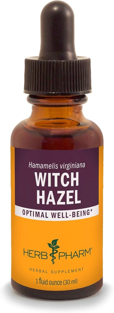 Herb Pharmの魔女のヘーゼルの液体のエキス、1つの小麦粉Oz