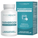 PUREHEALTH RESEARCHパラブルーム - グットクレンジング&ヘルスサプリメント - ブラッククルミ、甘いワームウッドパウダー、ターメリックエキス、オリーブリーフ、ニンニク&オニオン - 女性&男性60カプセルのための消化管サポート