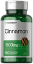 ホアハチシナモンカプセル1800mg | 150カウント | セイロンシナモンサプリメント | ベジタリアン・非GMO・グルテンフリー・グルテンフリー対応商品