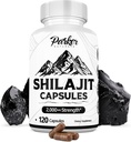 Parker Naturals Pure Himalayan Shilajit Capsules, 2000 mg Strength Shilajit Resin and Fulvic Acid Supplement, Vegan and Gluten-Free Capsules, 120 Count