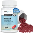 Senna Plus Laxative Stool Softener - Docusateナトリウム(50mg)スツール軟化剤(Stimulant Laxative Sennosides(8.6mg) - Occasional便秘救済(100錠)のSenokot-Sと比較して