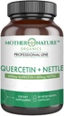 Quercetin 600mg & Nettle 600mg - 季節的な象のための自然なフラボノイドサプリメント, 免疫反応, 健康な老化と長寿 - 非眠気, 非GMO, ビーガン - (90カプセル)