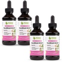 Maxx Herb Valerian Root Extract - 最大強度、液体 Valerian Rootは、リラックスと休息のために、カプセルよりも優れた吸収性、アルコールフリー - 4ボトル、4 Ozそれぞれ(240のサービング)