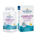 ノルディックナチュラルズコンプリートオメガ、レモンフレーバー - 180 ソフトジェル - 565 mg Omega-3 - 追加GLAとEPA&DHA - ヘルシースキン、認知、および肯定的な気分 - 非GMO - 90 サービング
