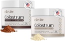 Bovine Colostrum Powder(60サービング) レディース&男性用グラスフェッドコロストラム - ヘルシーな髪、肌、ネイルのためのサプリメント - チョコレート&アンフレーバー - アメリカ製