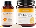 NatureWise ビタミン D3 5000iu (125 mcg) 1年 健康な筋肉のための供給 機能高められたコラーゲンのペプチッド(45のサービング) - 加水分解されたタイプI及びIII