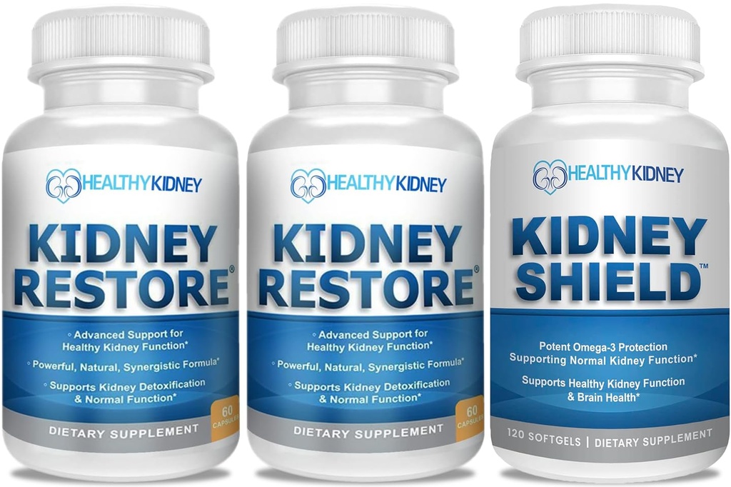 Kidney は正常な腎臓機能 60 の帽子、2 のパック + Kidney の盾 120 は正常な腎臓機能を支える腎臓の補足をおおいます