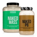 NAKED大豆フリータンパク質バンドル: 8LBビーガンマスと2LB PB
