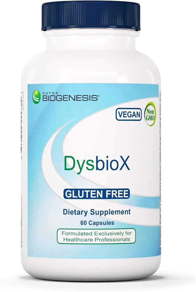 Nutra BioGenesis DysbioX - Green Tea Pills, Antioxidant Support Supplement for Women & Men with Vitamin C, Zinc, Green Tea & Grape Extract - 60 Vegan Capsules