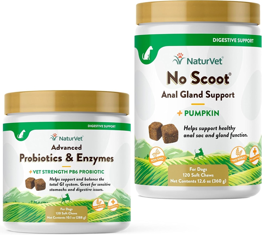 あなたの犬の胃のためのNaturVetの高度のプロバイオティクス、健康な酵素およびPB6 Probioticの補足、120の柔らかい咀嚼及び犬のための規模無し- 120の柔らかい咀嚼-サポート健康な分析の腺及び腸機能