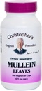 Christopher's Mullein Leaves - 400 mg - 100 Vegetarian Capsules