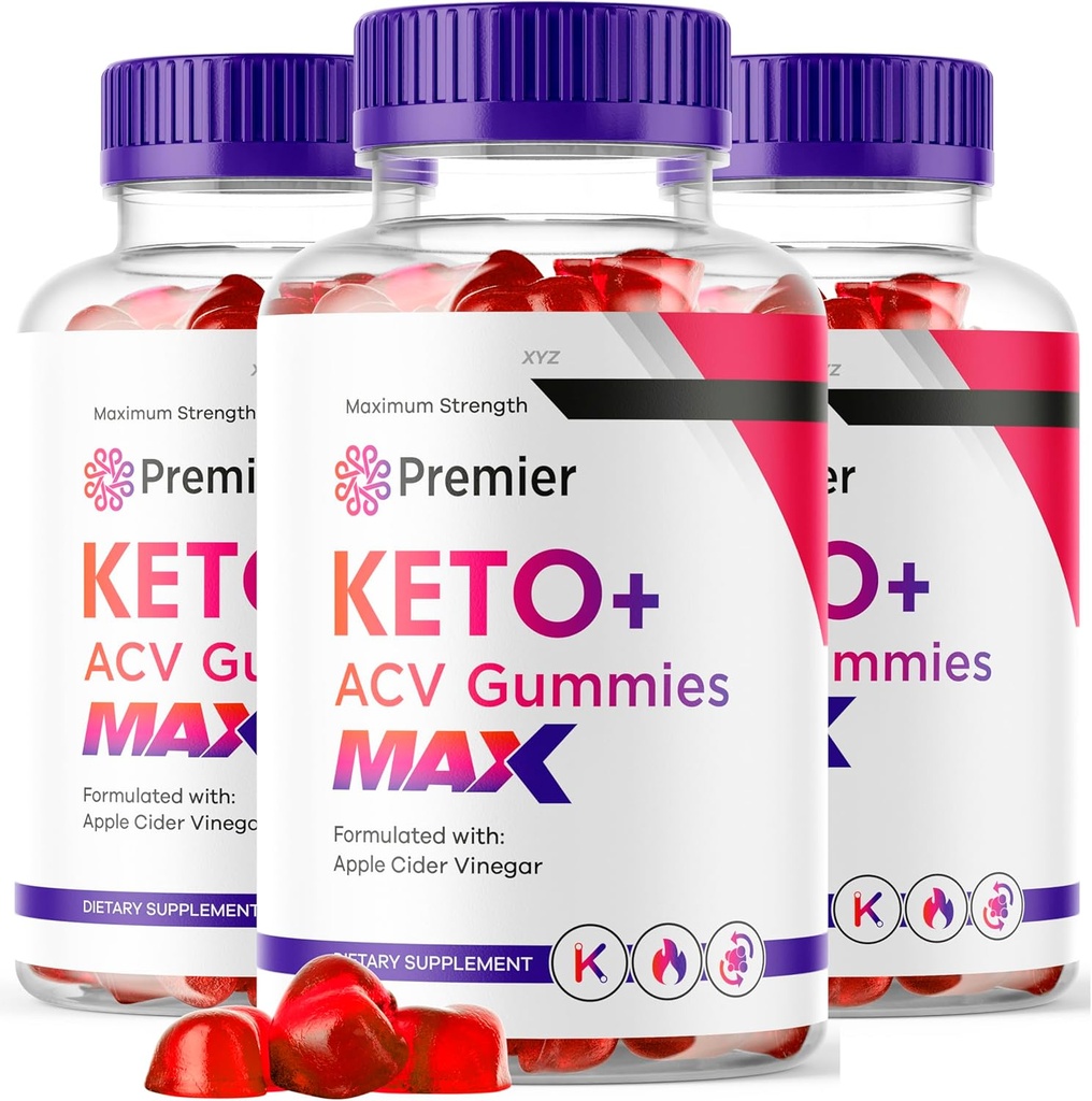 モンティ (3 パック) プレミア Keto MAX グミーズ - PremierKeto ACV グミーズ, プレミア ACV Keto MAX グミーズ, プレミアアップル サイダー Vinegar Keto MAX グミーズ, 180 ギミーズ 90 日間