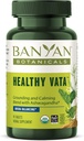 Banyan Botanicals Healthy Vata - Ashwagandha、Shatavari&Calmとバランスの取れたウェルビーイングのための他のアーヴェーダハーブと有機ハーブサプリメント* - 90タブレット - 非GMO持続的に供給ビーガン