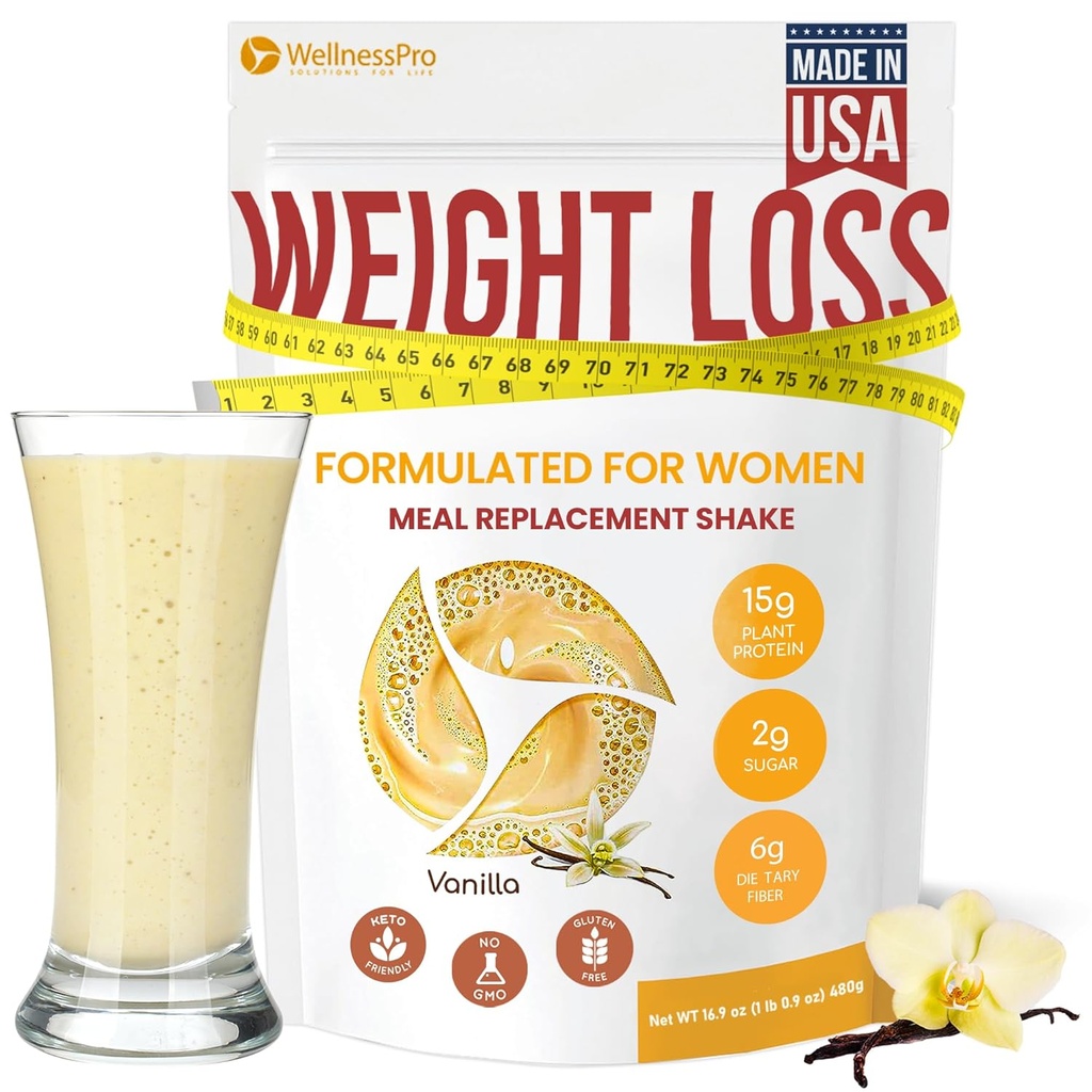 バニラフレーバー、Keto Frıendly、Kosher Certfied Protein Powder、Easy Digestion、No Sucraloseを含む16,9 Ozの女性のHarMONIFYの食事代替シェイク