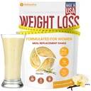 バニラフレーバー、Keto Frıendly、Kosher Certfied Protein Powder、Easy Digestion、No Sucraloseを含む16,9 Ozの女性のHarMONIFYの食事代替シェイク