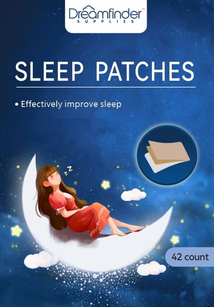 睡眠パッチ42パック - 睡眠サポート、ジェットLAGの回復、平和な夜休みのための自然なパッチを Calming - 大人のための非薬物睡眠援助