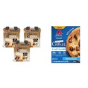 Atkins Chai Tea Latte Protein Shake with 15g Protein, 3g Net Carbs, 1g Sugar and Atkins Chocolate Chip Protein Cookie with 10g Protein, 3g Net Carbs, 1g Sugar, Keto Friendly, 4 カウント