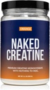 NAKEDの純粋な微粉化されたオレンジ色のクレアチンの一水化物- 36のサービング- 500のグラム、1.1Lbのバルク、ビーガン、非GMOのグルテンフリー、大豆は放します。援助の強さの利益、添加物無し