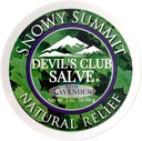 Snowy サミット Alaska Devil's Club Lavender Salve - 手作り スキン ケア 軟膏 ととも に Lavender - ナチュラル マッスル Rub with Premium, レスポンシブ ソース プラント材料 - アメリカ製 - 2 oz